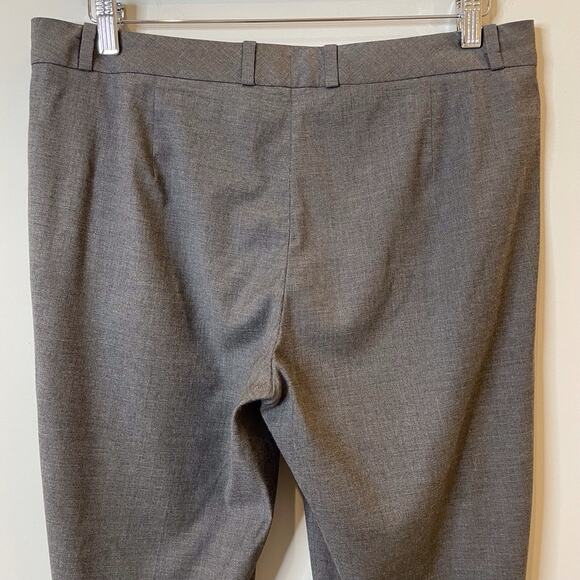 Hugo Boss Tulira Virgin Wool Slacks Full Length Dress Pants Office Exec Gray 6 - Picture 7 of 15